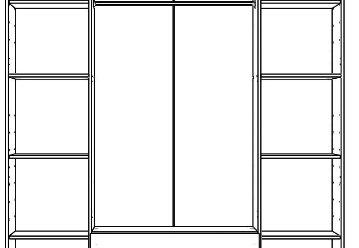 Classic 4V/2L Klasični ormari