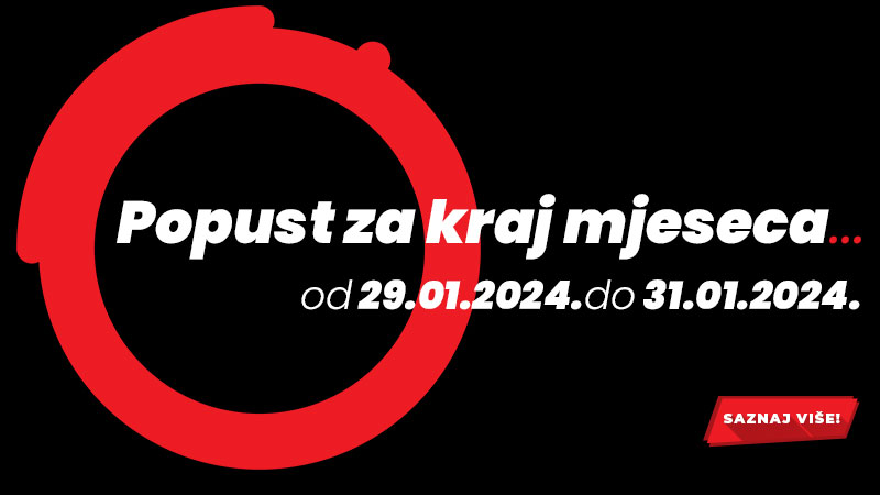 Popust za kraj mjeseca...